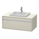 Duravit Meuble sous-lavabo Ketho 100x55 cm, H, pour EWT moyen, 1 tiroir, suspendu-1