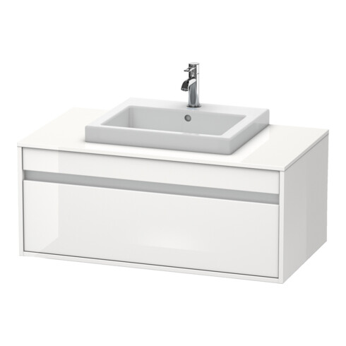 Duravit Meuble sous-lavabo Ketho 100x55 cm, H, pour EWT moyen, 1 tiroir, suspendu