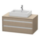 Duravit Meuble sous lavabo Ketho 100x55 cm, lei, f AWT milieu, 2 tiroirs-1