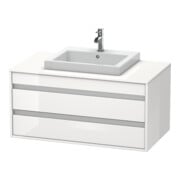 Duravit Meuble sous-lavabo Ketho 100x55 cm, Taupe, pour lavabo encastré, 2 tiroirs-3