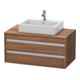 Duravit Meuble sous-lavabo Ketho 100x55cm, N N, avec AWT milieu, 2 tiroirs-1