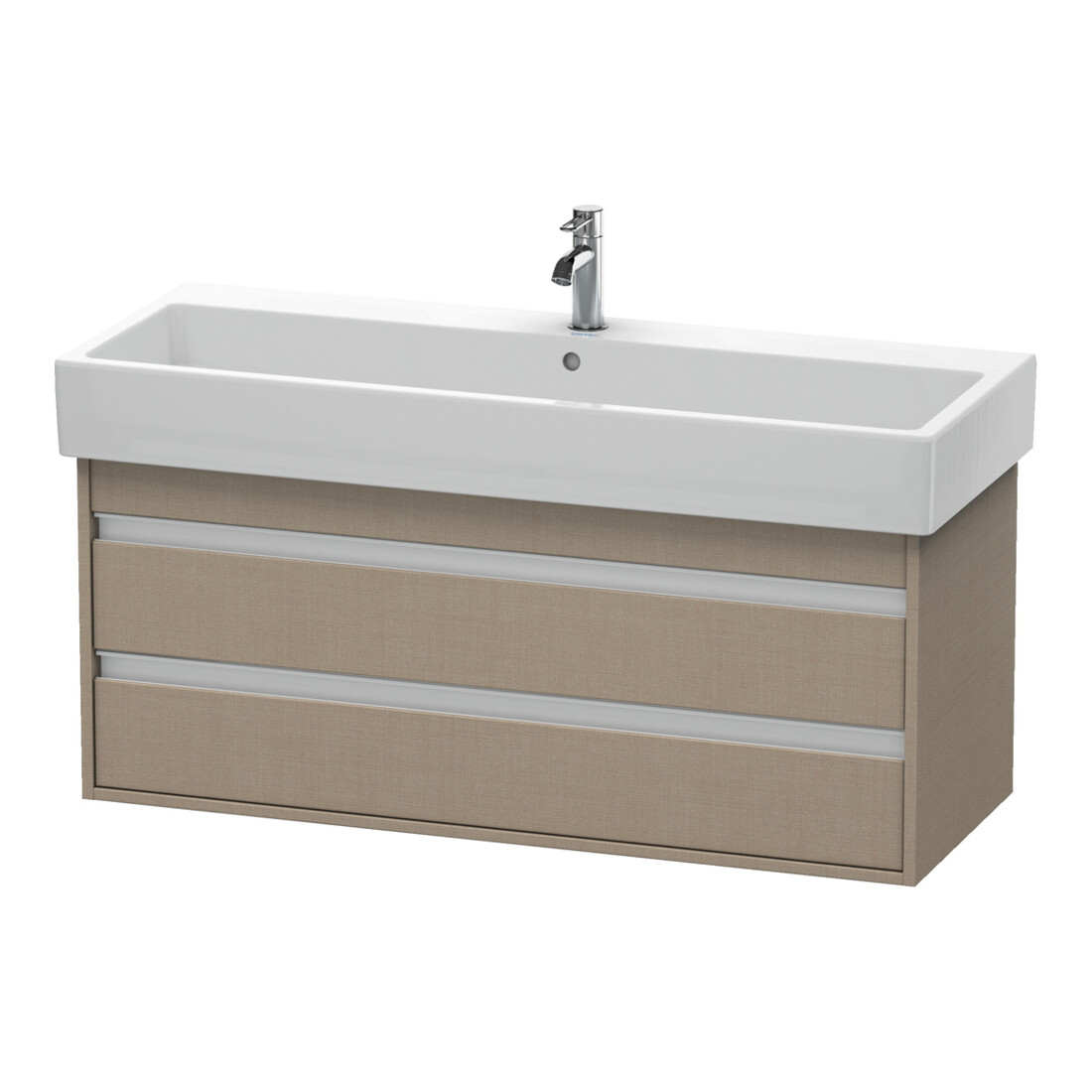 Duravit Meuble sous-lavabo Ketho 115x44 cm, beige, 2 tiroirs, suspendu