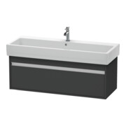 Duravit Meuble sous lavabo Ketho 115x44 cm, graphite mat, 1 tiroir, suspendu