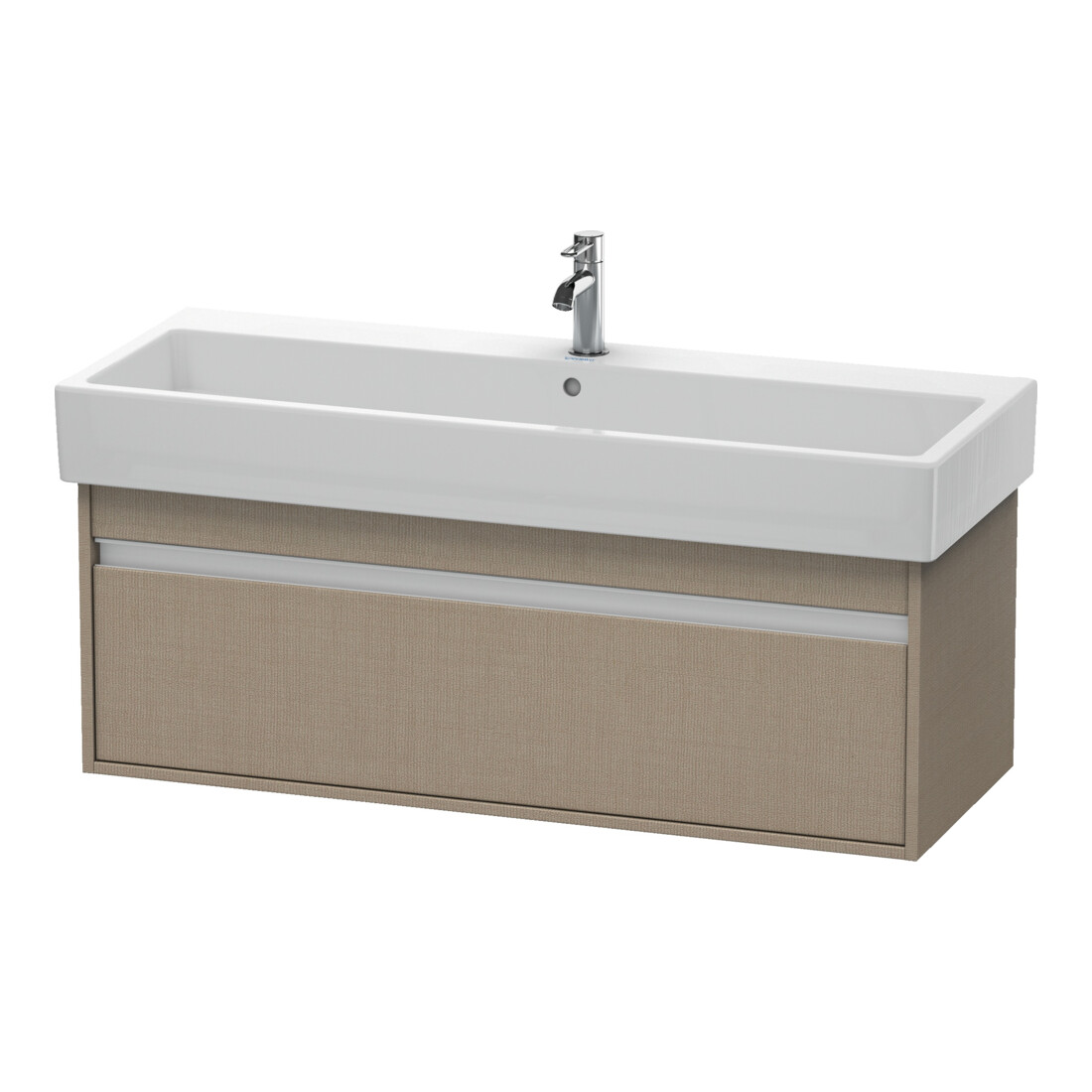 Duravit Meuble sous-lavabo Ketho 115x44 cm, lin, 1 tiroir, suspendu