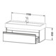 Duravit Meuble sous-lavabo Ketho 115x44 cm, mat, 1 tiroir, suspendu