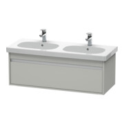 Duravit Meuble sous-lavabo Ketho 115x45,5 cm, béton gris, 1 tiroir, suspendu