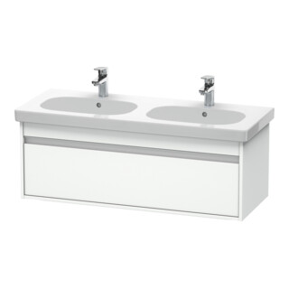 Duravit Meuble sous-lavabo Ketho 115x45,5 cm, blanc mat, 1 tiroir, suspendu