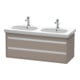 Duravit Meuble sous-lavabo Ketho 115x45,5 cm, mat, 2 tiroirs, suspendu