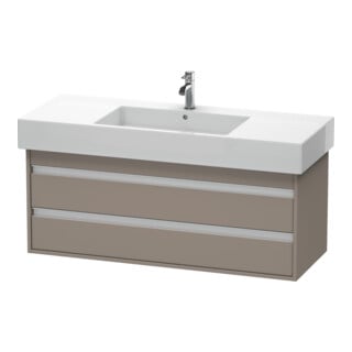 Duravit Meuble sous-lavabo Ketho 120x45,5 cm, bas, 2 tiroirs, suspendu