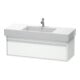 Duravit Meuble sous-lavabo Ketho 120x45,5 cm, blanc mat, 1 tiroir, suspendu-1