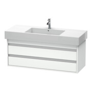 Duravit Meuble sous-lavabo Ketho 120x45,5 cm, blanc mat, 2 tiroirs, suspendu