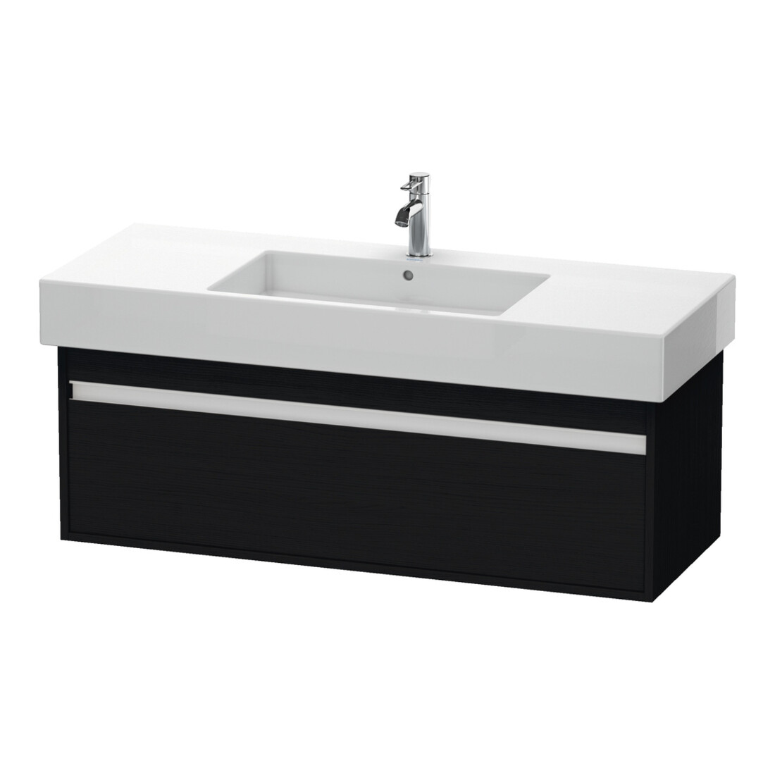 Duravit Meuble sous lavabo Ketho 120x45,5 cm, blanc œuf, 1 tiroir, suspendu