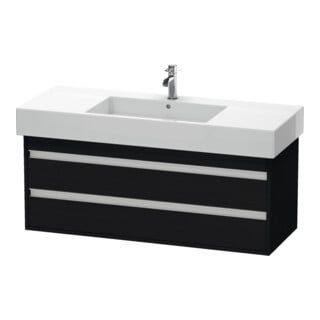 Duravit Meuble sous lavabo Ketho 120x45,5 cm, blanc œuf, 2 tiroirs, suspendu