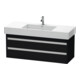 Duravit Meuble sous lavabo Ketho 120x45,5 cm, blanc œuf, 2 tiroirs, suspendu-1