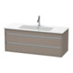 Duravit Meuble sous lavabo Ketho 120x47,5 cm, bas, 2 tiroirs, suspendu-1