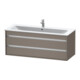Duravit Meuble sous lavabo Ketho 120x47,5 cm, bas, 2 tiroirs, suspendu