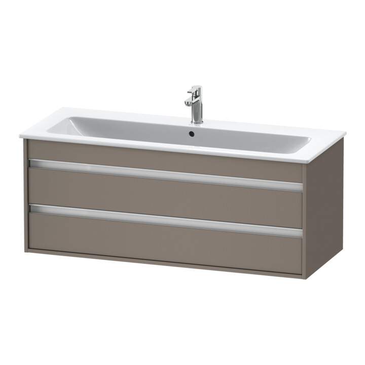 Duravit Meuble sous lavabo Ketho 120x47,5 cm, bas, 2 tiroirs, suspendu