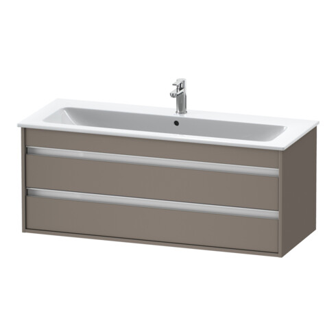 Duravit Meuble sous lavabo Ketho 120x47,5 cm, bas, 2 tiroirs, suspendu