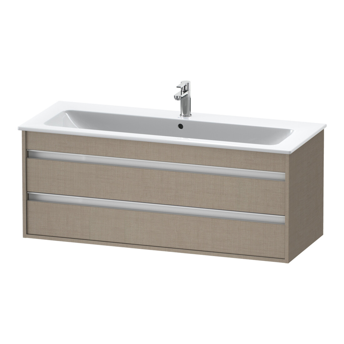 Duravit Meuble sous-lavabo Ketho 120x47,5 cm, beige, 2 tiroirs, suspendu mural