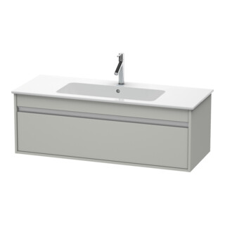 Duravit Meuble sous lavabo Ketho 120x47,5 cm, béton gris, 1 tiroir, suspendu