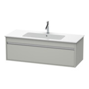Duravit Meuble sous lavabo Ketho 120x47,5 cm, béton gris, 1 tiroir, suspendu-1