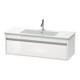Duravit Meuble sous-lavabo Ketho 120x47,5 cm, blanc brillant, 1 tiroir, suspendu-1