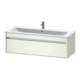 Duravit Meuble sous-lavabo Ketho 120x47,5 cm, blanc brillant, 1 tiroir, suspendu-3