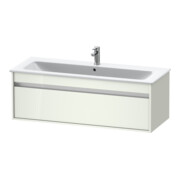 Duravit Meuble sous-lavabo Ketho 120x47,5 cm, blanc brillant, 1 tiroir, suspendu-3