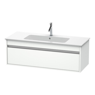 Duravit Meuble sous-lavabo Ketho 120x47,5 cm, blanc mat, 1 tiroir, suspendu