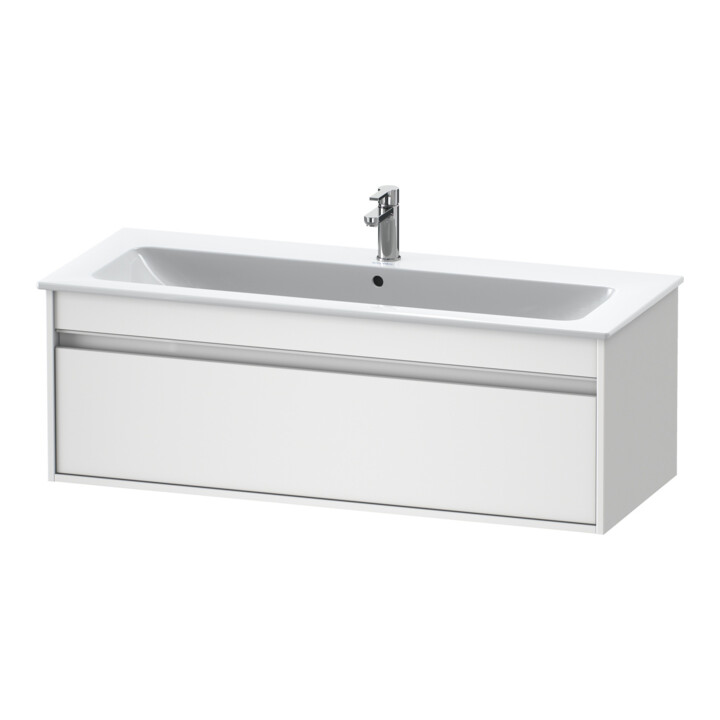 Duravit Meuble sous-lavabo Ketho 120x47,5 cm, blanc mat, 1 tiroir, suspendu