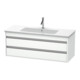 Duravit Meuble sous-lavabo Ketho 120x47,5 cm, blanc mat, 2 tiroirs, suspendu-1
