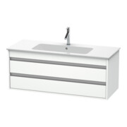 Duravit Meuble sous-lavabo Ketho 120x47,5 cm, blanc mat, 2 tiroirs, suspendu