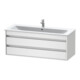 Duravit Meuble sous-lavabo Ketho 120x47,5 cm, blanc mat, 2 tiroirs, suspendu-3