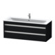 Duravit Meuble sous-lavabo Ketho 120x47,5 cm, blanc œuf, 2 tiroirs, suspendu-3