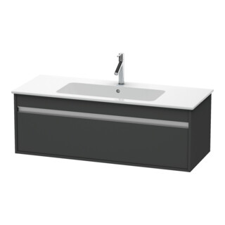 Duravit Meuble sous-lavabo Ketho 120x47,5 cm, graph ma, 1 tiroir, suspendu