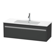 Duravit Meuble sous-lavabo Ketho 120x47,5 cm, graph ma, 1 tiroir, suspendu-1