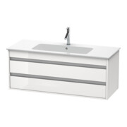 Duravit Meuble sous-lavabo Ketho 120x47,5cm, blanc brillant, 2 tiroirs, suspendu-1