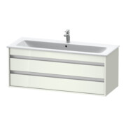 Duravit Meuble sous-lavabo Ketho 120x47,5cm, blanc brillant, 2 tiroirs, suspendu-3
