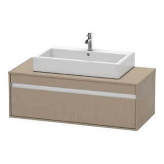 Duravit Meuble sous-lavabo Ketho 120x55 cm, blanc, 1 tiroir, suspendu