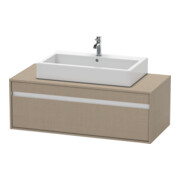 Duravit Meuble sous-lavabo Ketho 120x55 cm, blanc, 1 tiroir, suspendu