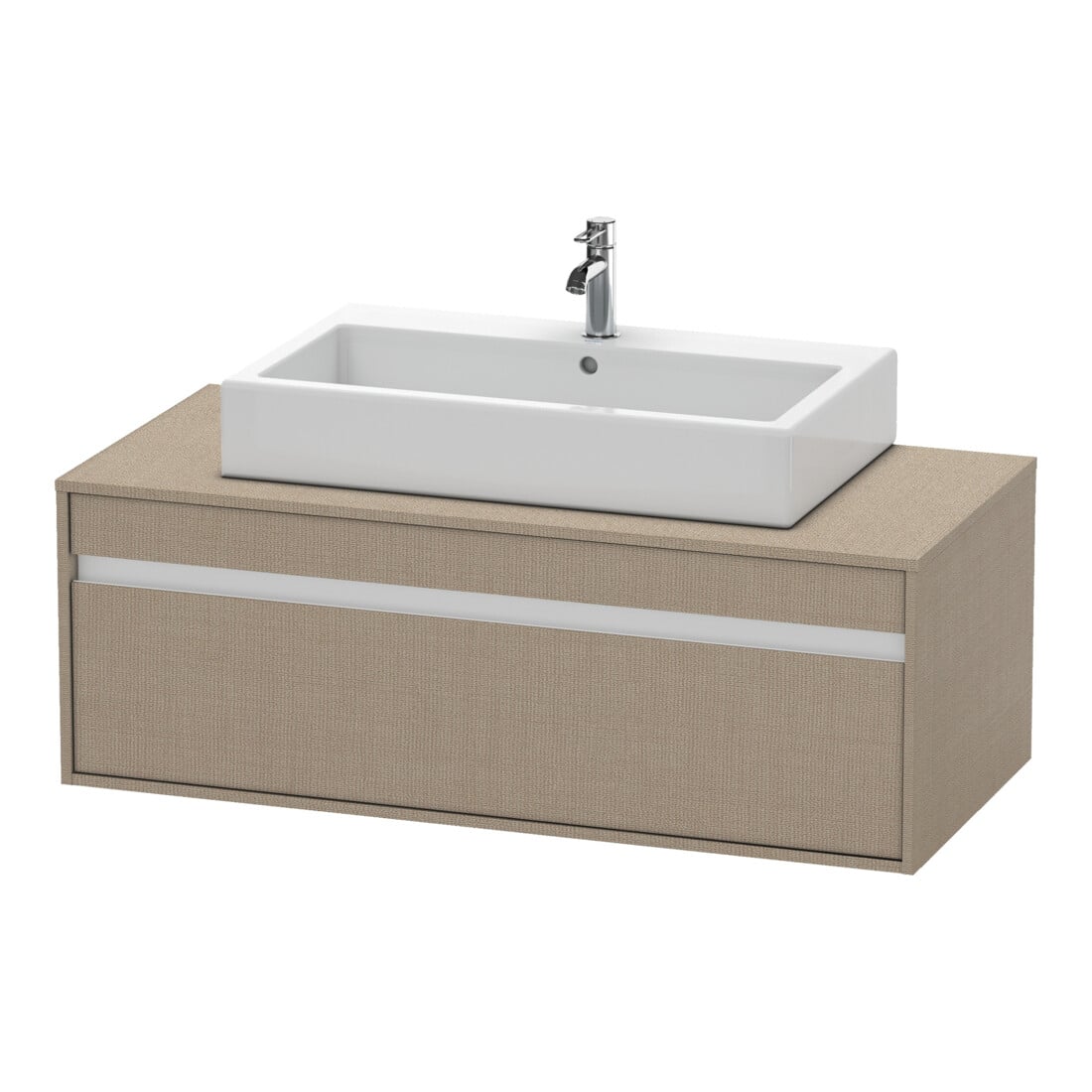 Duravit Meuble sous-lavabo Ketho 120x55 cm, blanc, 1 tiroir, suspendu