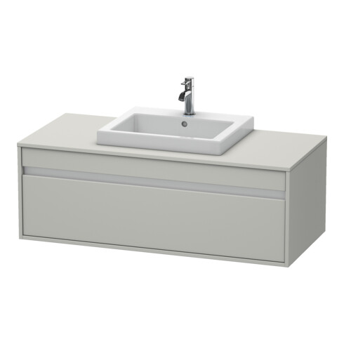 Duravit Meuble sous-lavabo Ketho 120x55 cm, blanc mat, 1 tiroir, suspendu