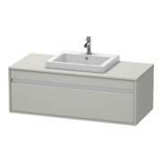 Duravit Meuble sous-lavabo Ketho 120x55 cm, blanc mat, 1 tiroir, suspendu