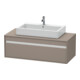 Duravit Meuble sous-lavabo Ketho 120x55 cm, blanc mat, 1 tiroir, suspendu-1