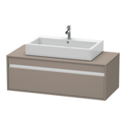 Duravit Meuble sous-lavabo Ketho 120x55 cm, blanc mat, 1 tiroir, suspendu