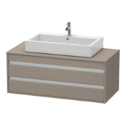 Duravit Meuble sous-lavabo Ketho 120x55 cm, blanc mat, 2 tiroirs, AWT milieu-1