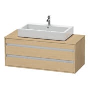 Duravit Meuble sous lavabo Ketho 120x55 cm, E N, f AWT milieu, 2 tiroirs