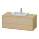 Duravit Meuble sous-lavabo Ketho 120x55 cm, E N, pour lavabo encastré, 2 tiroirs-1