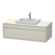 Duravit Meuble sous-lavabo Ketho 120x55 cm, H, pour EWT central, 1 tiroir, suspendu-1