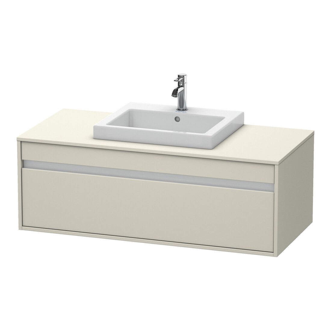 Duravit Meuble sous-lavabo Ketho 120x55 cm, H, pour EWT central, 1 tiroir, suspendu